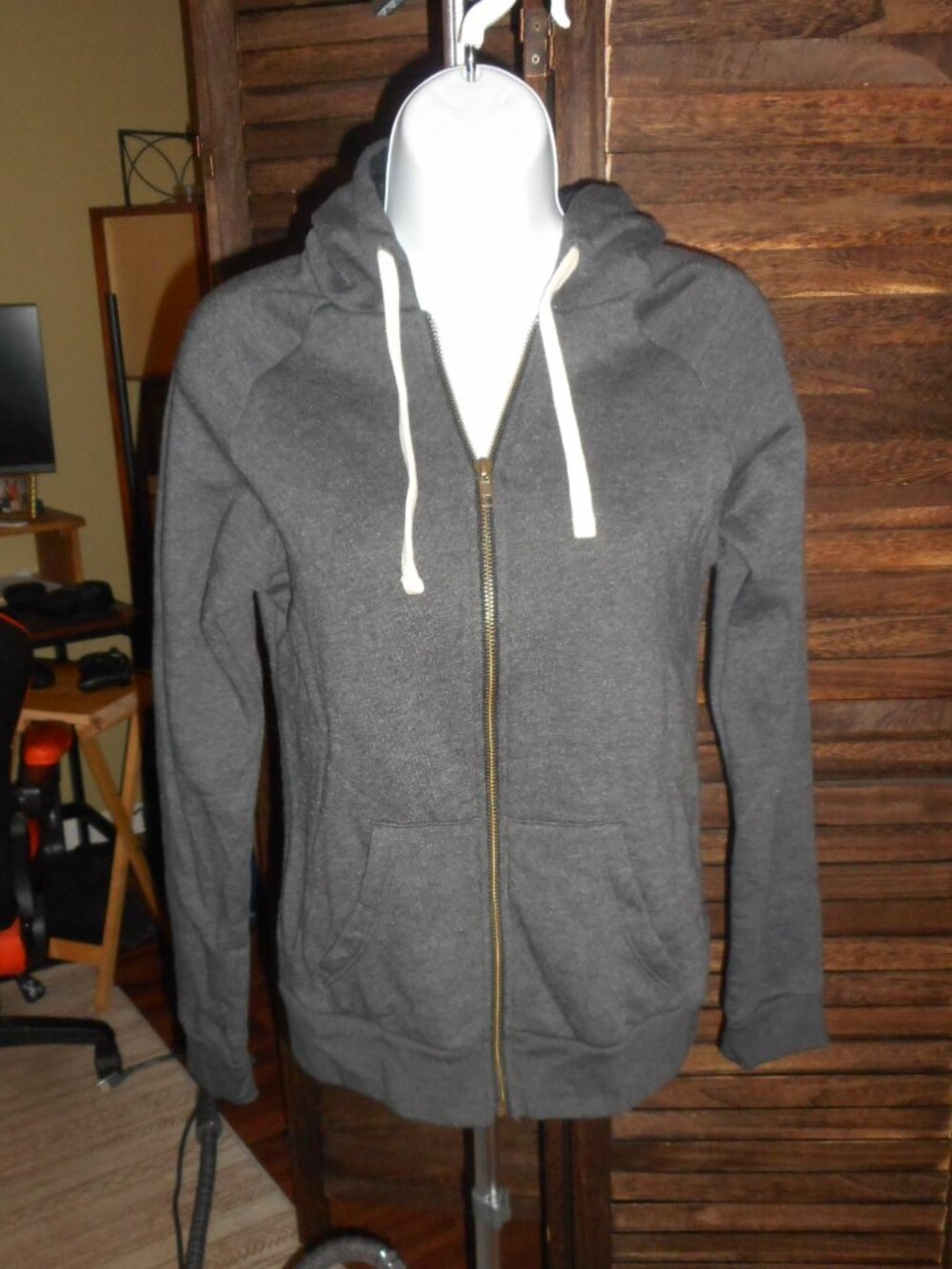NWOT Modcloth Halloween Pumpkin Cat hoodie, Small - Picture 5 of 7